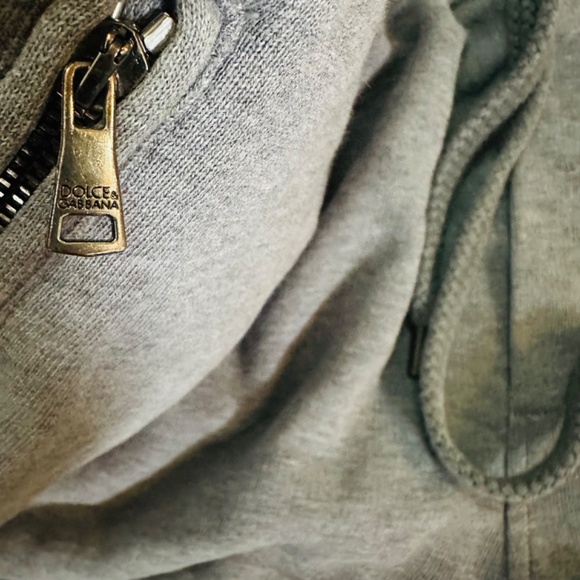 DOLCE & GABBANA Pants Gray Fantasy Cotton Men Sweatpants Size 50 USA 34 - Picture 10 of 11